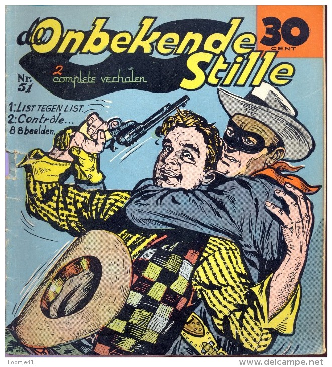 Strips - De Onbekende Stille - Western - Cowboy - Uitgave A.T.H - Teeuwen Rotterdam - N° 51 - Altri & Non Classificati