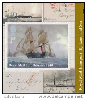 2013 - GRAN BRETAGNA / GREAT BRITAIN - NAVE BRITANNIA 1840 / SHIP BRITANNIA 1840 - ADESIVO / ADHESIVE . MNH. - Neufs
