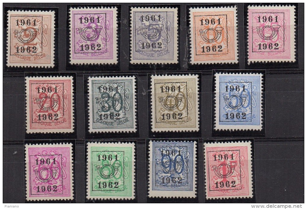 PIA - BEL - 1961-1962 : Leone  Preannullato   - (UN  18C) - Typo Precancels 1951-80 (Figure On Lion)