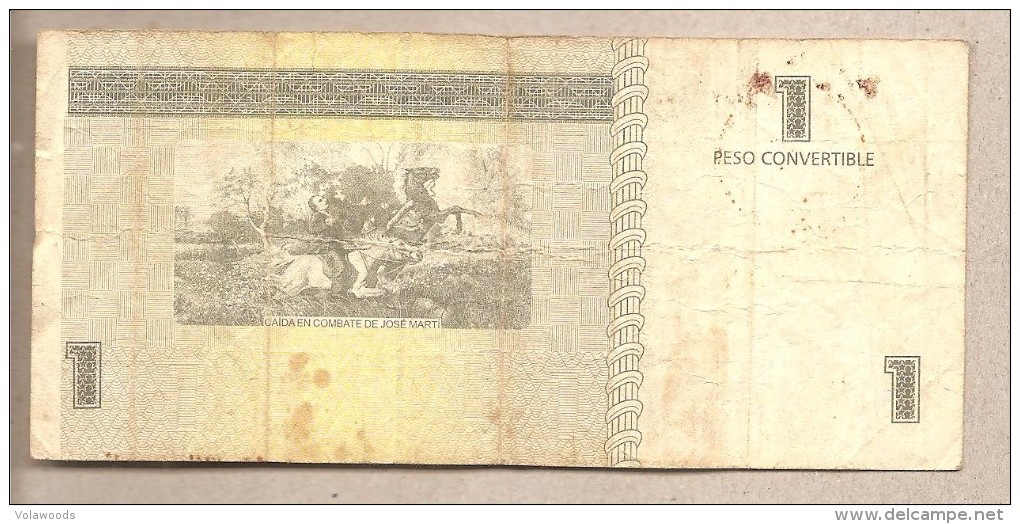 Cuba - Banconota Circolata Da 1 Peso Convertibile - 2011 - Cuba