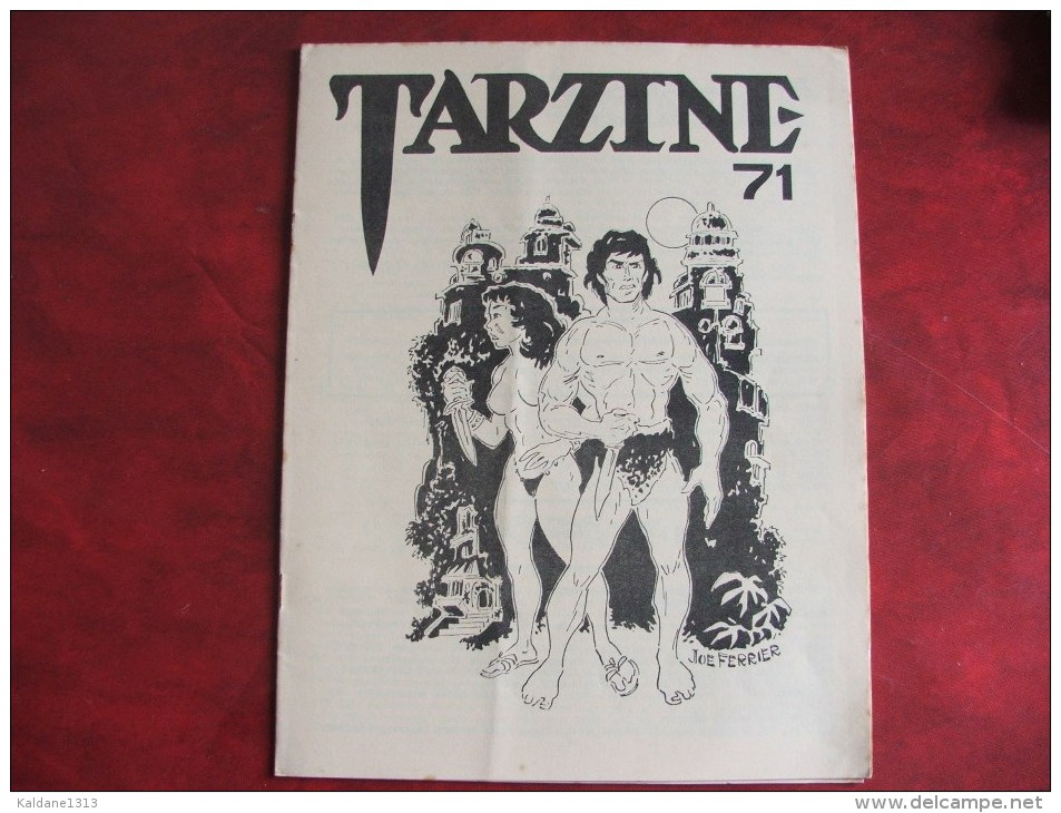 TARZINE N°71 Revue En Anglais De 1988 Tarzan John Carter Edgar Rice Burroughs - Autres & Non Classés