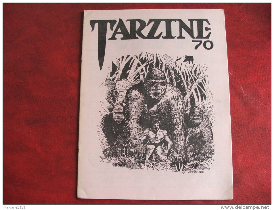 TARZINE N°70 Revue En Anglais De 1988 Tarzan John Carter Edgar Rice Burroughs - Autres & Non Classés