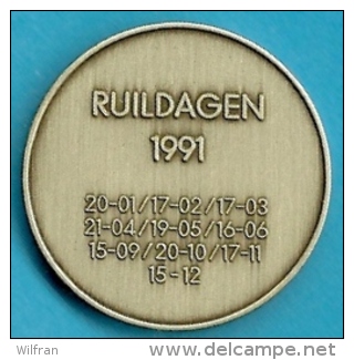 2298 Vz Hendrik Conscience - Kz Ruildagen 1991 (zie Scan) - Tokens Of Communes