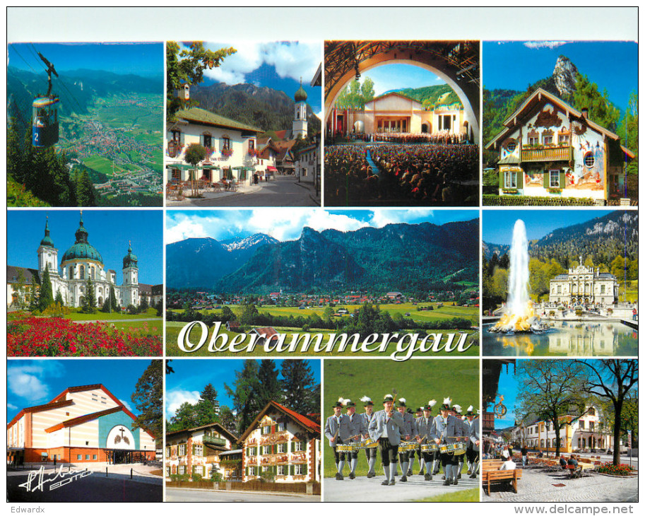 Oberammergau, Germany Postcard Posted 2010 Stamp - Oberammergau