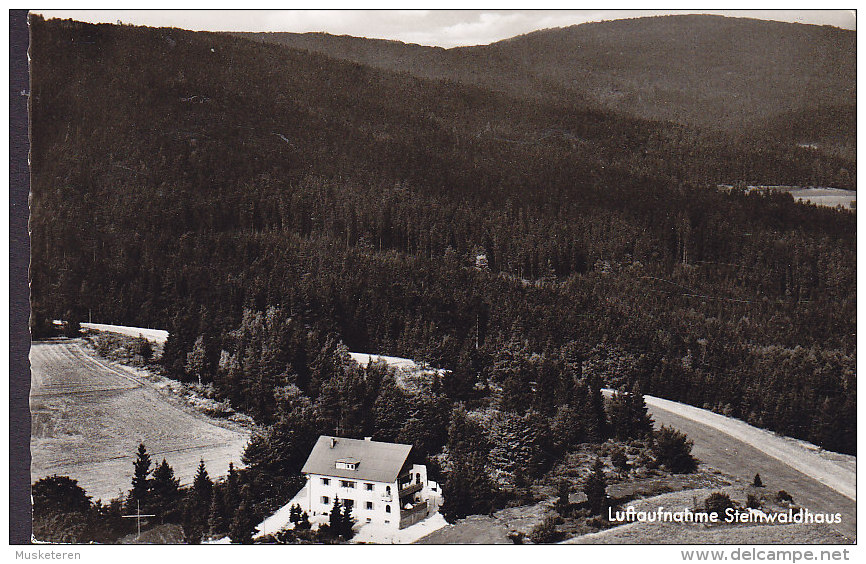 Germany PPC Luftaufnahme Steinwaldhaus ERBENDORF Weiden Oberpfalz 1961 Echte Real Photo Véritable (2 Scans) - Weiden I. D. Oberpfalz