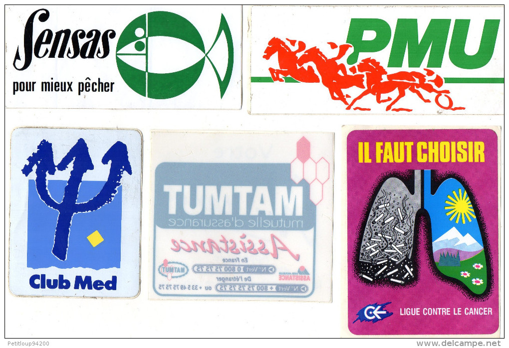 PUBLICITE AUTOCOLLANTS   (lot De 21 ) - Stickers