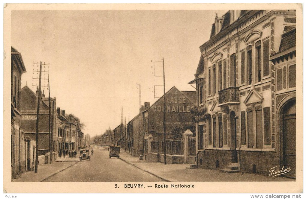 BEUVRY - Route Nationale. - Beuvry