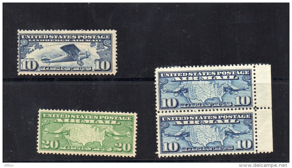 United States Old Air Mail Stamps Unused - 1b. 1918-1940 Unused