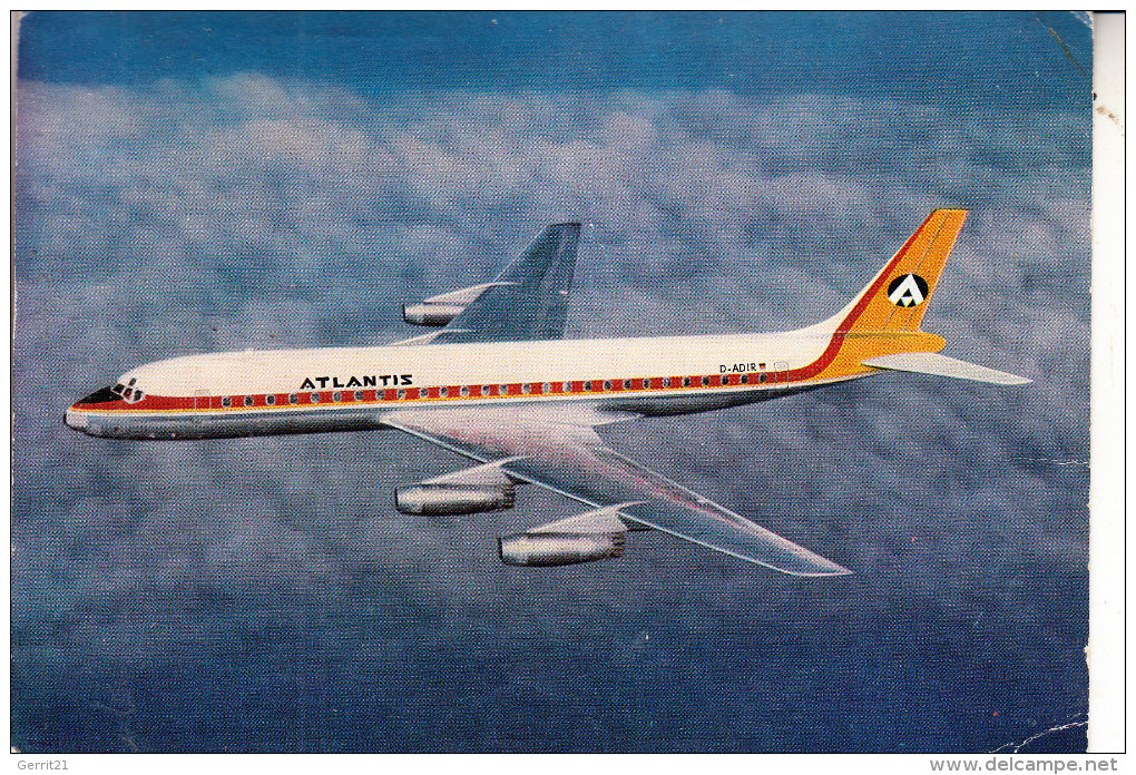 FLUGZEUGE / Airplanes / Avion - DC 8, ATLANTIS, 1974 - 1946-....: Moderne