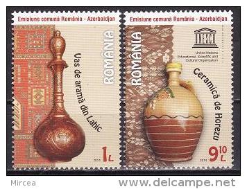 Roumanie 2014 - Emission Jointe Roumanie-Azerbaidjan 2v.neufs** - Unused Stamps