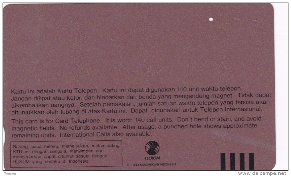 Indonesia, S283, Volcanic Series: Letusan Gunung Anak Krakatau, 2 Scans. - Indonesië