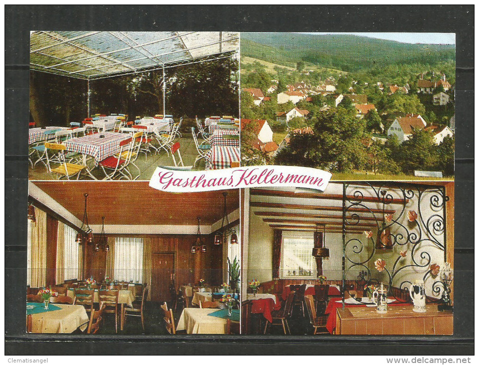 715b * WALDHILSBACH * NECKARGEMÜND * GASTHAUS KELLERMANN IN VIER ANSICHTEN **!! - Neckargemünd