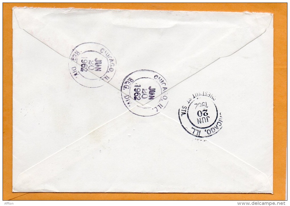 Finland 1962 Air Mail Cover Mailed Registered To USA - Covers & Documents