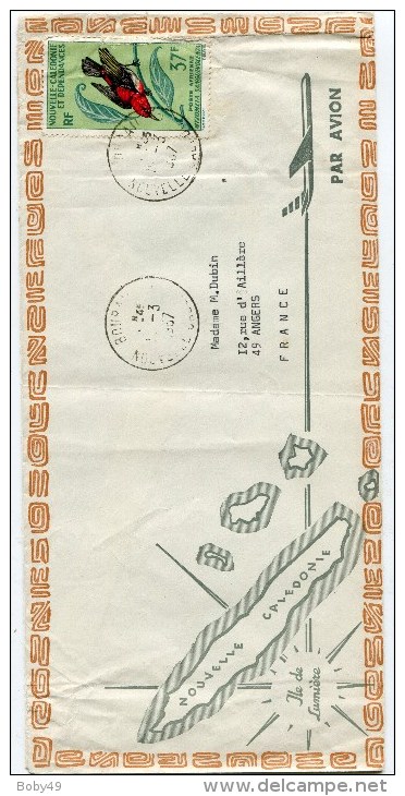 Env. De BOURAIL De 1967 Avec Timbre P.A. N°92 - Brieven En Documenten