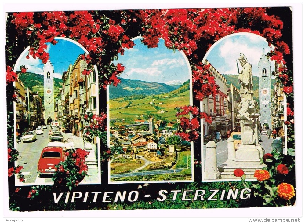 H3132 Vipiteno Sterzing (Bolzano) - Auto Cars Voiyutrs - Fiori Fleurs Flowers / Viaggiata 1977 - Vipiteno