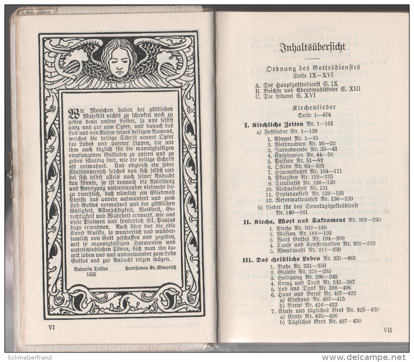 Buch Schlesisches Gesangbuch Schlesien Breslau Wroclaw Schweidnitz Swidnica Book Silesia Religion Georg Anna Lerch 1910