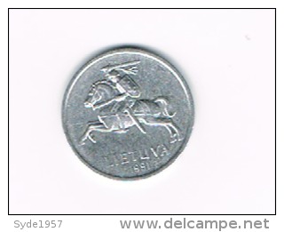 1 Centas 1991 - Litauen