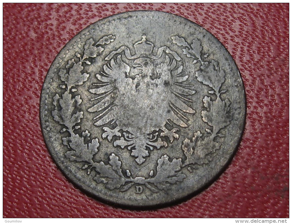 Allemagne - 50 Pfennig 1877 D 0495 - 50 Pfennig