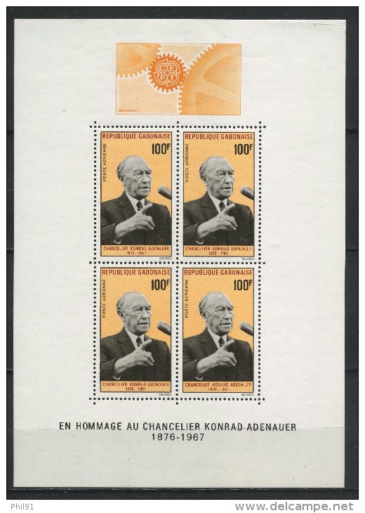 REPUBLIQUE GABONAISE    Konrad Adenauer - Gabun (1960-...)