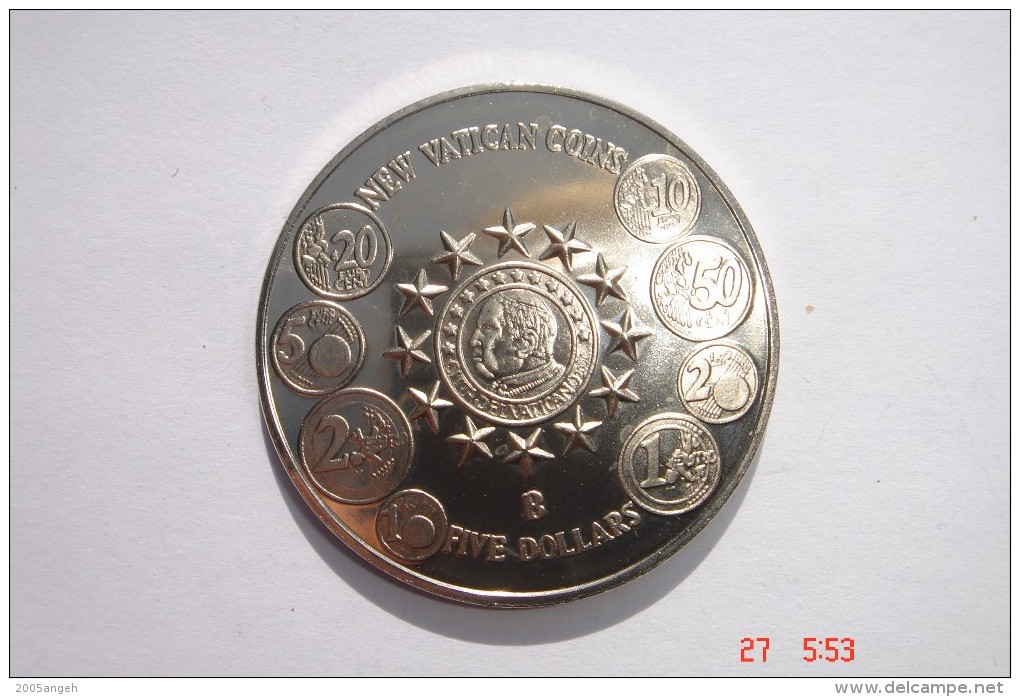 Five Dollar B New Vatican Coins - République Of Libéria 2004. Etat Superbe - Sonstige – Amerika