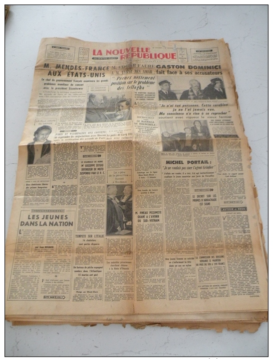 Super lot 9 Journaux divert de 1955 voir les titre sur photos