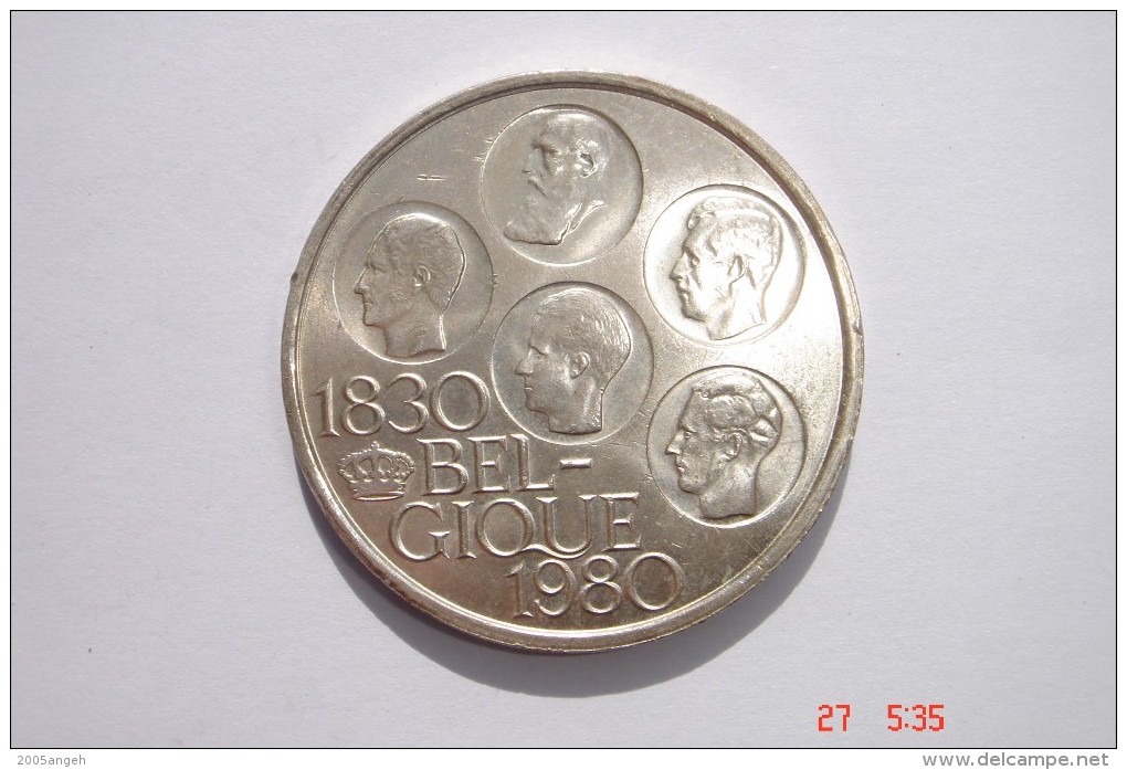 150 Ans D'Indépendance De La Belgique 1830-1980 - 500F - Argent 25g 510/1000 - TTB. - Collections