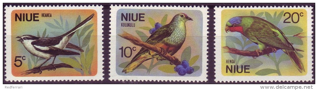 ( 1518 ) Niue - Fauna - Birds - Heahea - Kulukulu - Henga Parrot . - Andere & Zonder Classificatie