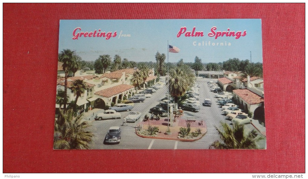 California> Palm Springs  Greetings ----    Ref 1935 - Palm Springs