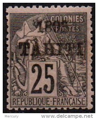 TAHITI - 25 C. De 1893 - 2 Scans - Ongebruikt