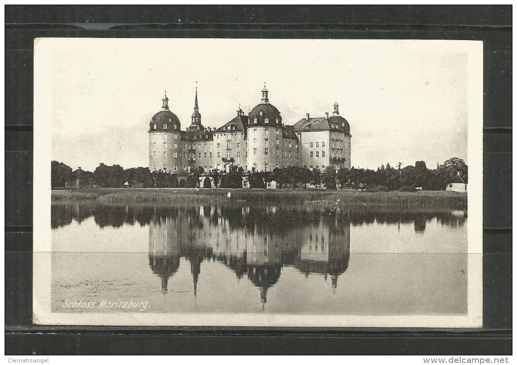 727b * SCHLOSS MORITZBURG * RÜCKSEITE DRUCK * GASTSTÄTTE FORSTHAUS MORITZBURG **!! - Moritzburg