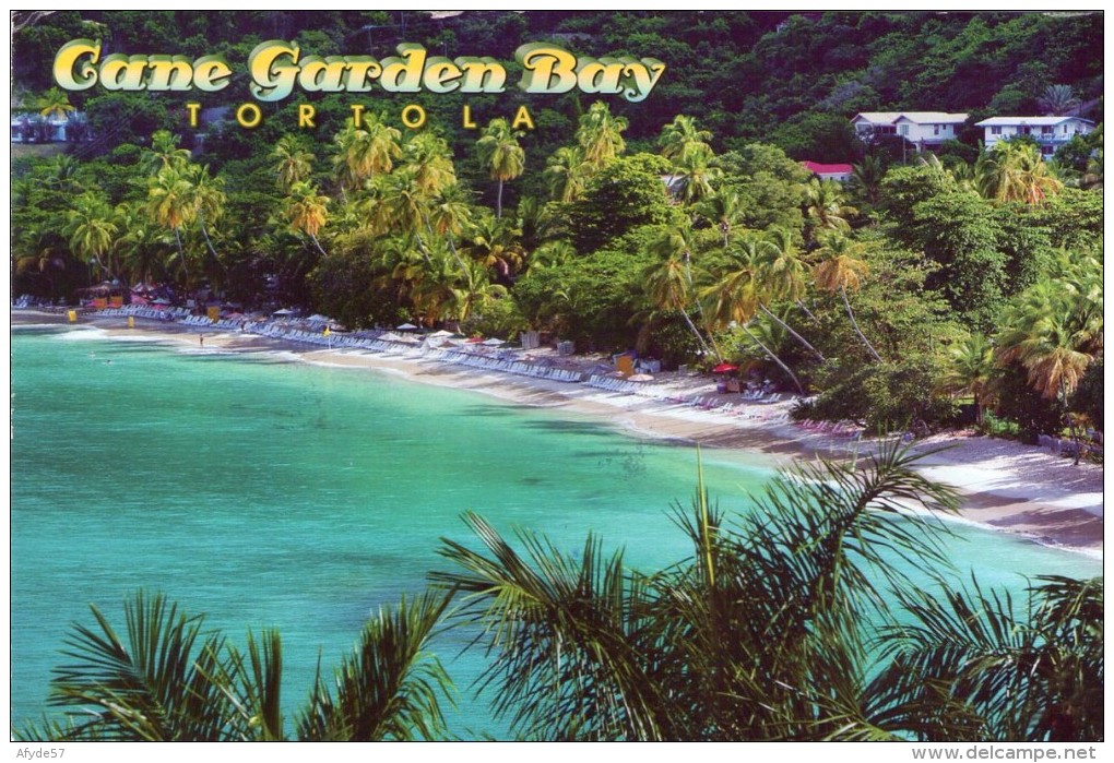 CPM: Vierges (iles ,britannique) (Antilles - Amérique): Gane Garden Bay - Tortola.        (A 1828) - Vierges (Iles), Britann.