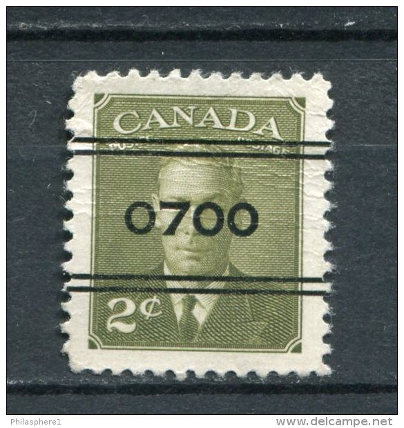 Canada  Nr.251       O  Used        (754) Vorausentwertung 0700 - Voorafgestempeld