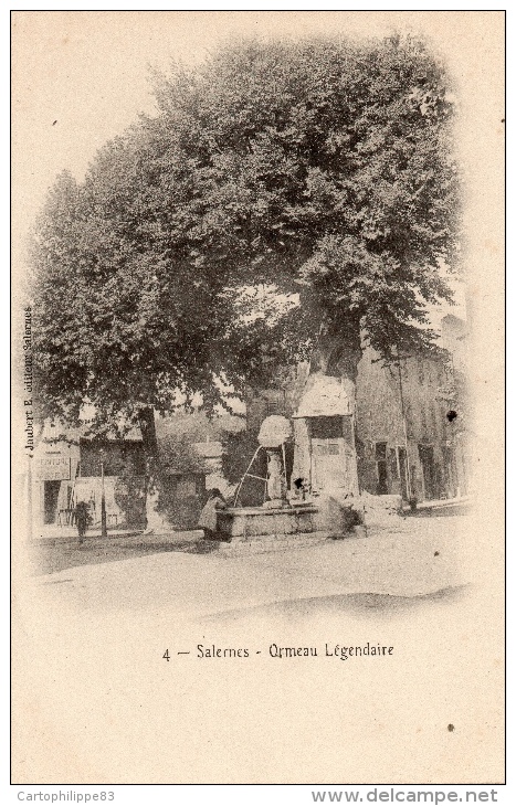 VAR 83 SALERNES  L'ORMEAU LÉGENDAIRE FONTAINE - Salernes