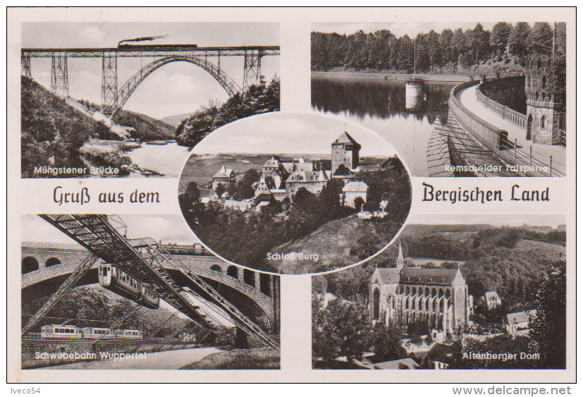 1954 Gruss Aus Dem Burgishen Land   -  Reimseid  ... - Remscheid