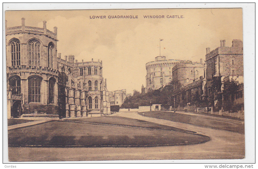 UK - Windsor Castle - Lower Quadrangle - Windsor