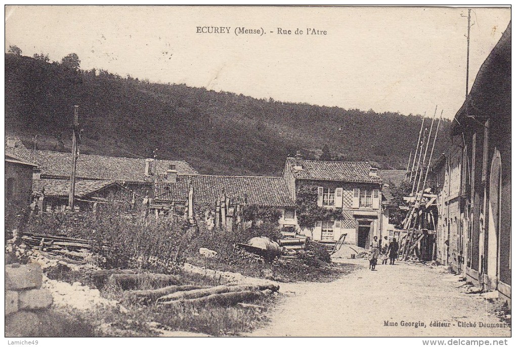 ECUREY Rue De L âtre   Meuse  ( Scierie Bois …) Circulée Timbrée 1924 - Otros & Sin Clasificación