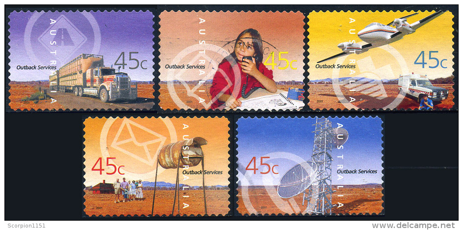 AUSTRALIA 2001 - Adhesive Set Used - Used Stamps