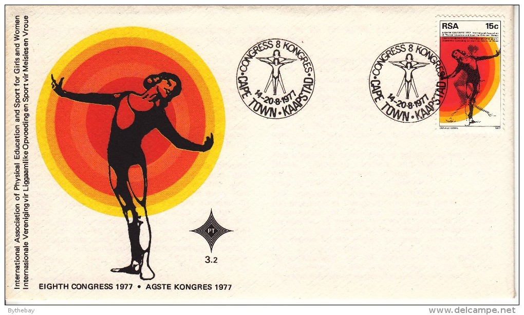South Africa FDC Scott #496 15c 8th Int'l Congress Of Physical Education And Sports For Women And Girls - FDC