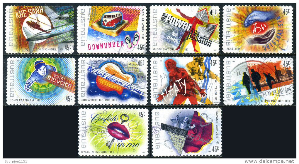 AUSTRALIA 2001 - Adhesive Set Used - Used Stamps