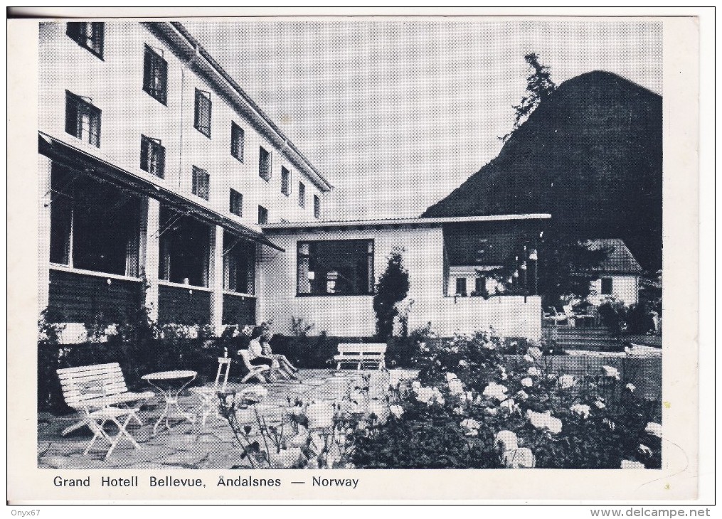 ANDALSNES  (Norvège-Norge-Norway) Grand Hôtel Bellevue - CARTE GRAND FORMAT ( 10 X 15 Cm) - Norvège