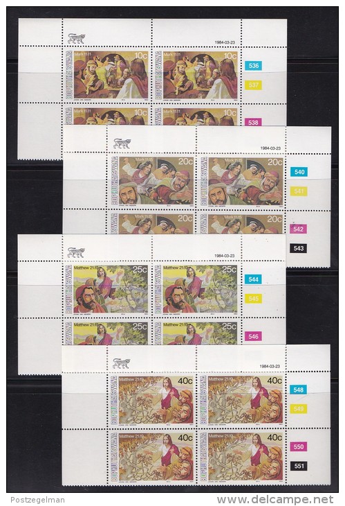 BOPHUTHATSWANA, 1984, MNH Controls Block Of 4, Easter, M 121-124 - Bophuthatswana