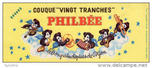 Buvard  :  Couque "vingt Tranches " Philbée - Honigkuchen-Lebkuchen