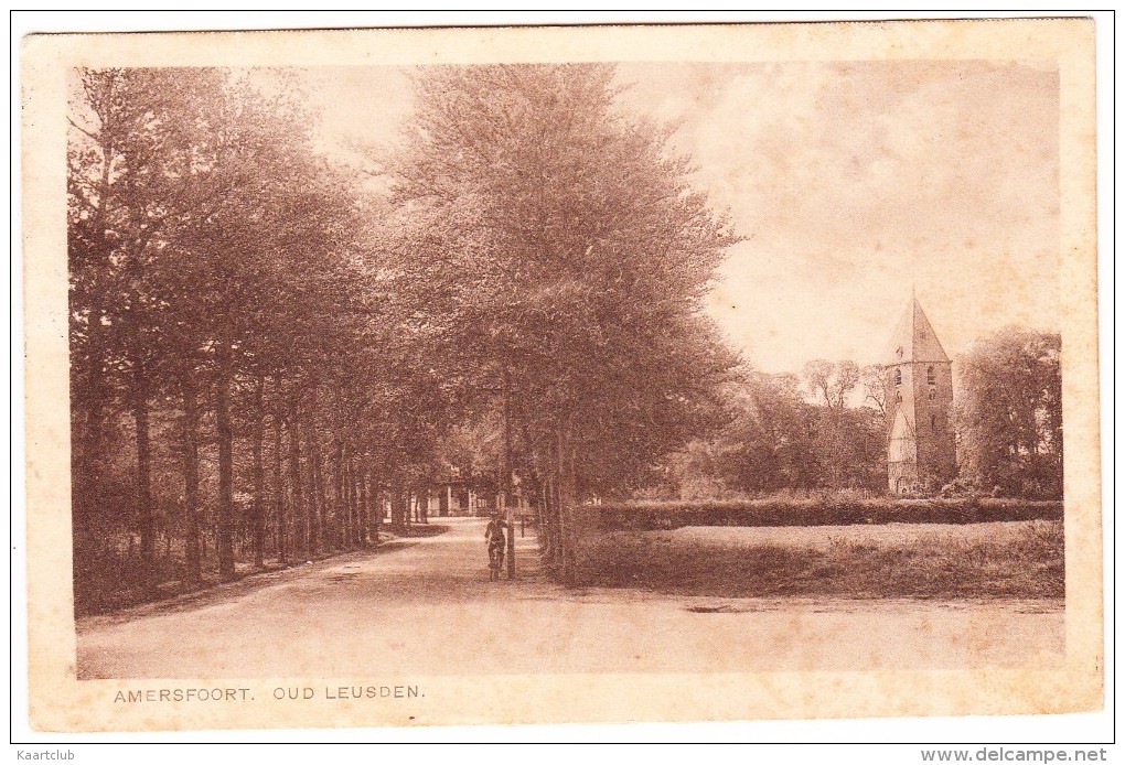 Amersfoort - Oud Leusden -  (Fietser)  -  1931 -  (Utrecht - Holland/Nederland) - Amersfoort