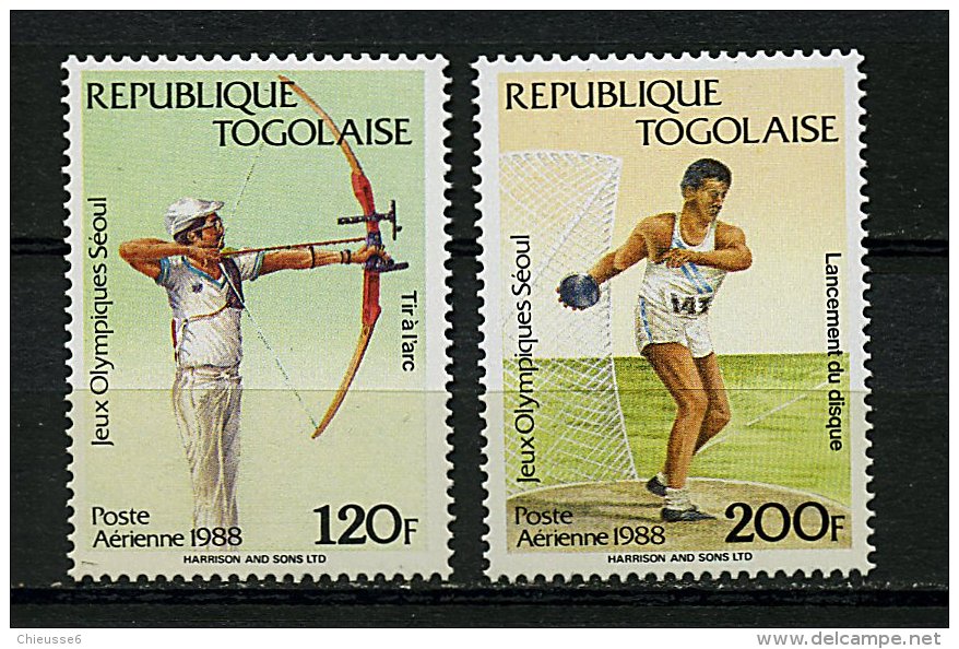 Congo**  PA 651/652 - Sport - Tir à L' Arc - Lancer Du Poids - Mint/hinged