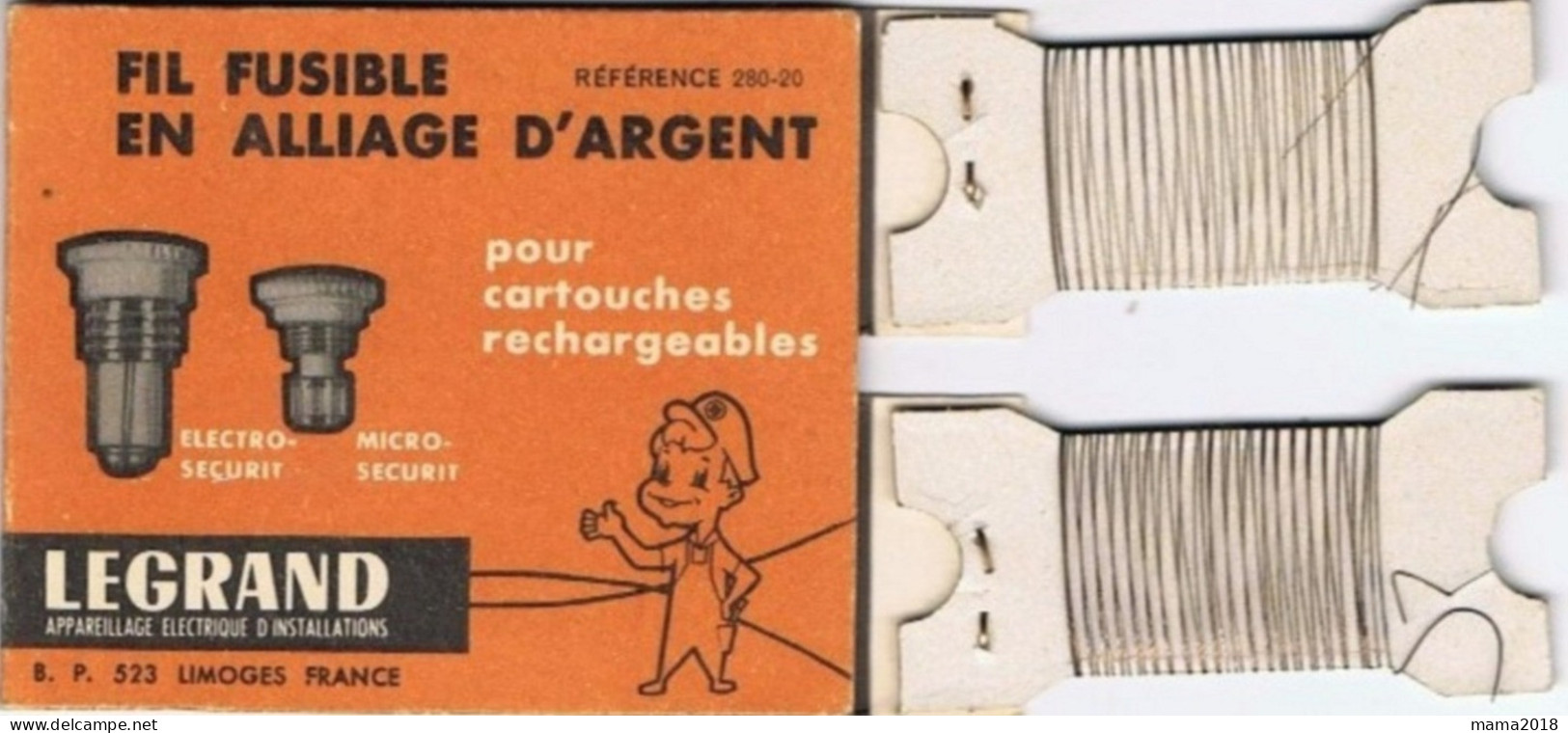 LEGRAND         Fil    Fusible   Alliage   Argent - Argenterie