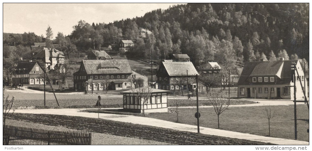 ALTE POSTKARTE LUFTKURORT JONSDORF PANORAMA Zittau Sachsen Verlag Rich. Knobloch Ansichtskarte AK Postcard Cpa - Jonsdorf