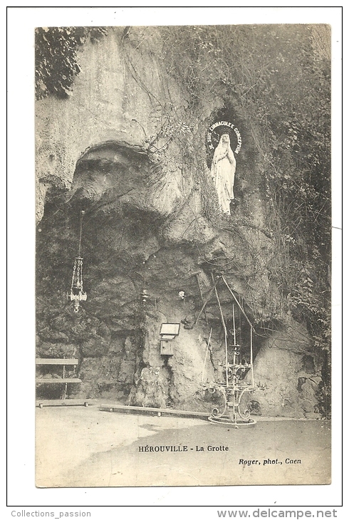 Cp, 14, Hérouville, La Grotte - Herouville Saint Clair