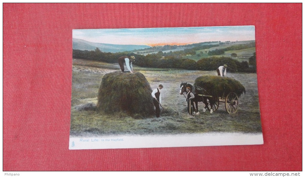 Signed> Tuck, Raphael  Farming  Rural Life   In The Hayfield  Ref 1936 - Tuck, Raphael