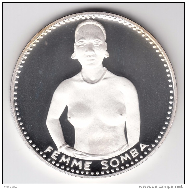 TOP QUALITE *** DAHOMEY - BENIN - 1000 FRANCS 1971 FEMME SOMBA - NEUVE/ UNC - SILVER - ARGENT **** EN ACHAT IMMEDIAT !!! - Benin