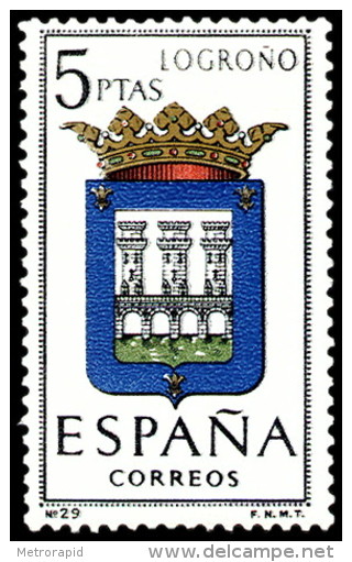 ESPAÑA SEGUNDO CENTENARIO NUEVO N&ordm; 1555 ** 5P JAEN ESCUDOS - Neufs